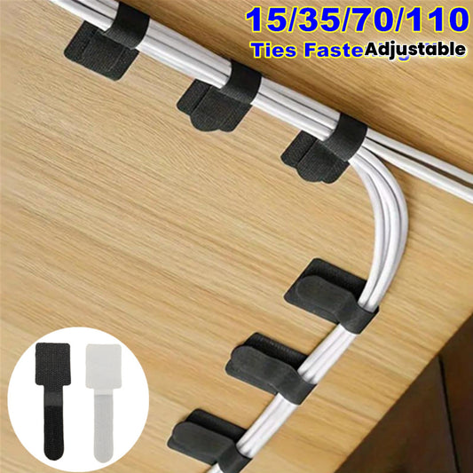 Cable Management Kit (15–110pcs Straps & Ties)