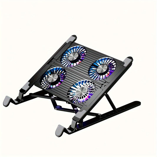 4-Fan Gaming Laptop Cooling Pad (Adjustable Height)