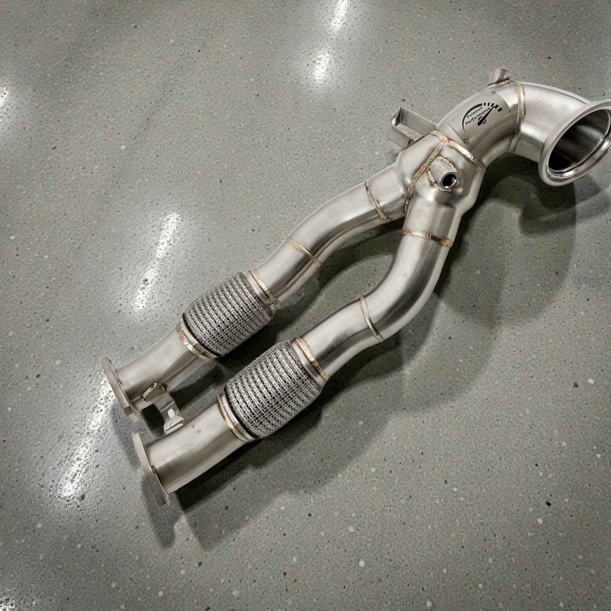 2.5T Race Downpipe For 2018+ Audi RS3 8V, RS3 8Y & TTRS 8S | Palenon Performance