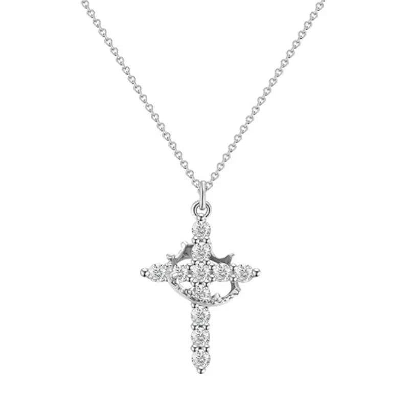 Crown in Cross Faith Necklace